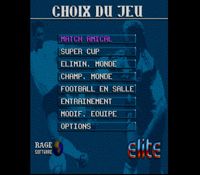 Eric Cantona Football Challenge, capture d'écran